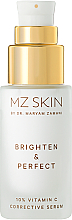 Парфумерія, косметика Коригувальна сироватка для обличчя з вітаміном С - MZ Skin Brighten & Perfect 10% Vitamin C Corrective Serum