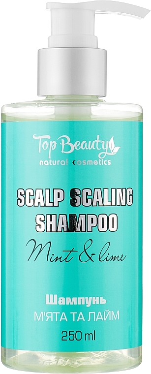 Шампунь для глубокого очищения кожи головы "Мята и лайм" - Top Beauty Scalp Scaling Shampoo Mint And Lime