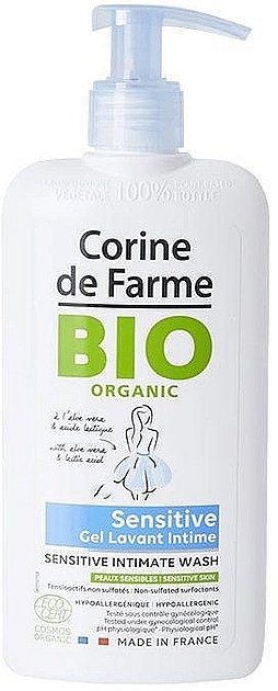 Средство для интимной гигиены для чувствительной кожи - Corine De Farme Bio Organic Sensitive Intimate Wash — фото N1