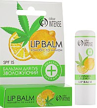 Увлажняющий бальзам для губ "Канабис и лимон" - Colour Intense Cannabis and Lemon Lip Balm — фото N1