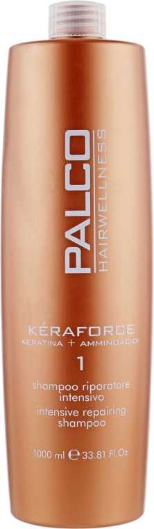 Интенсивный реконструирующий шампунь - Palco Professional Keraforce Shampo