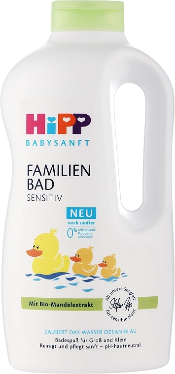 Піна для ванн для всієї сім'ї - Hipp BabySanft — фото N1