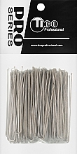 Шпильки для волос ровные 60мм, серебристые - Tico Professional — фото N1
