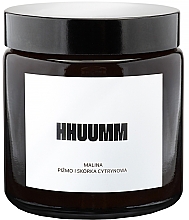 Парфумерія, косметика Натуральна соєва свічка з ароматом малини, мускусу, цедри лимона - Hhuumm