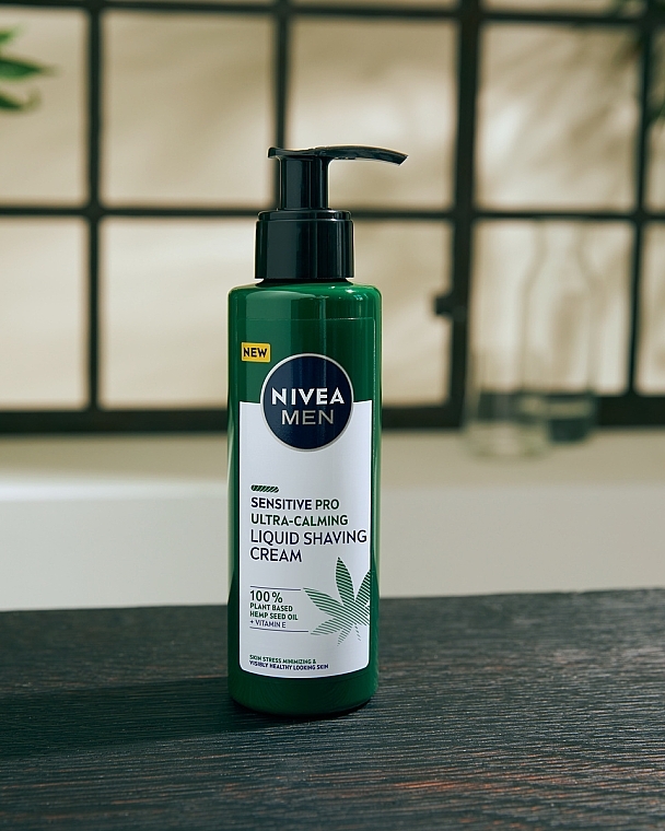 Ультрауспокаивающий жидкий крем для бритья - NIVEA MEN Sensitive Pro Ultra Calming Liquid Shaving Cream — фото N3