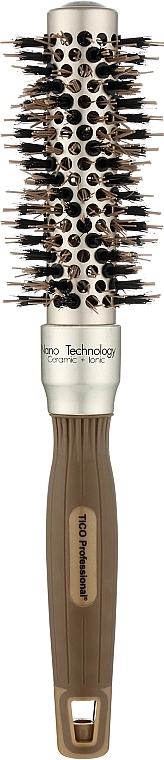Термобраш, 600174, D25 мм - Tico Professional Ceramic+Ionic Black&Gold — фото N1