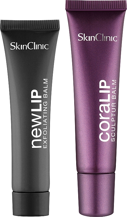 Набір - SkinClinic Coralip & Newlip Lip Care Pack (lip/crub/15ml + lip/balm/15ml) — фото N2