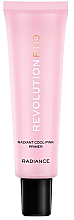 Коригувальний праймер для обличчя - Revolution Pro Correcting Primer Radiant Cool Pink — фото N1