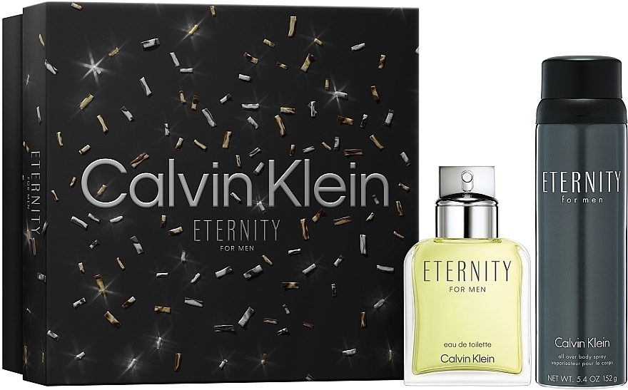 Calvin Klein Eternity For Men - Набор (edt/100 ml + deo/150 ml)