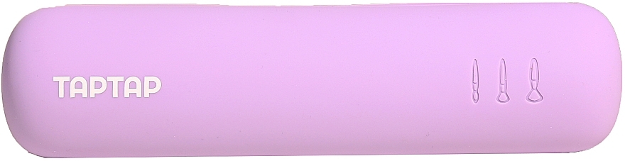 Силиконовый чехол для кисточек, фиолетовый - Taptap — фото N1