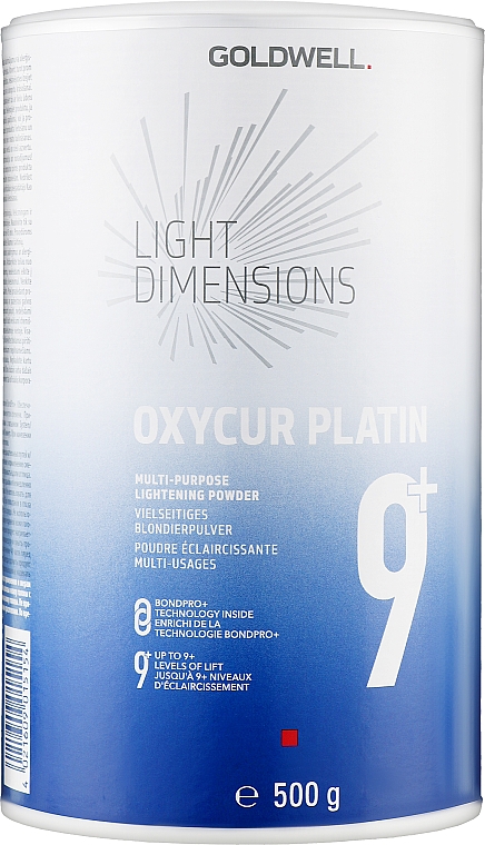 Освітлювальний порошок для волосся - Goldwell Light Dimension Oxycur Platin 9+ — фото N1