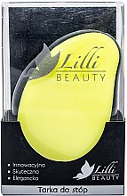 Парфумерія, косметика Терка для ніг, жовта - Lilli Beauty Foot File