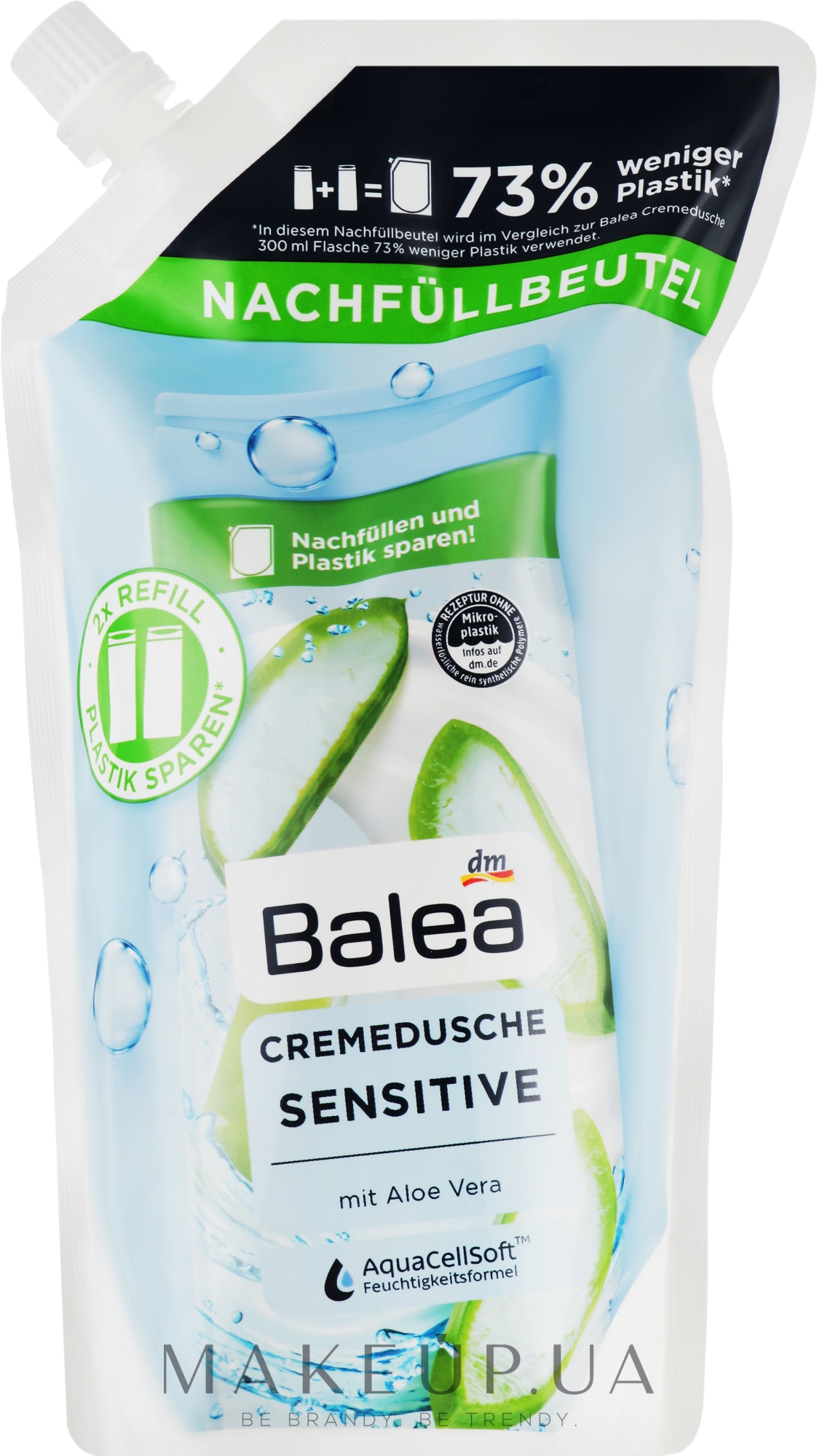 Крем-гель для душа - Balea Sensitive Shower Gel (сменный блок) — фото 600ml