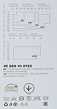 Колготки для жінок "Class" 40 Den, daino - Giulietta — фото N3