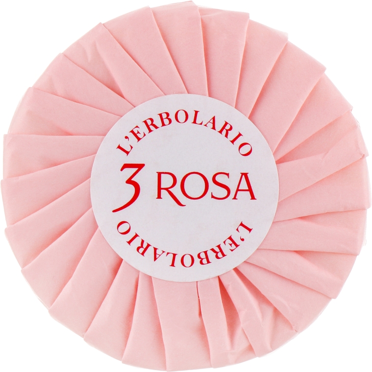 Духмяне мило "3 Троянди" - L'Erbolario 3 Rosa Sapone Profumato — фото N2