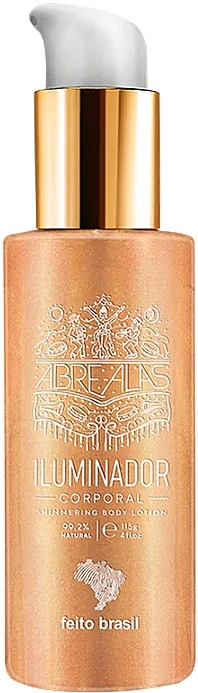 Масло для тела "Gold" - Feito Brasil Abre Alas Shimmering Body Lotion — фото N1