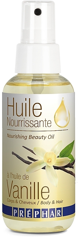 Живильна ванільна олія - Prephar Vanille Nourishing Beauty Oil — фото N1
