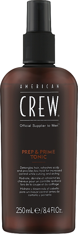 Тонік для волосся - American Crew Official Supplier to Men Prep & Prime Tonic — фото N1