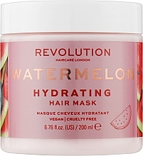 Духи, Парфюмерия, косметика Увлажняющая маска для волос "Арбуз" - Makeup Revolution Watermelon Hydrating Hair Mask