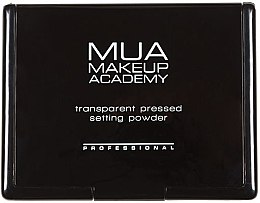 Парфумерія, косметика Прозора пудра для обличчя - MUA Professional Transparent Pressed Setting Powder