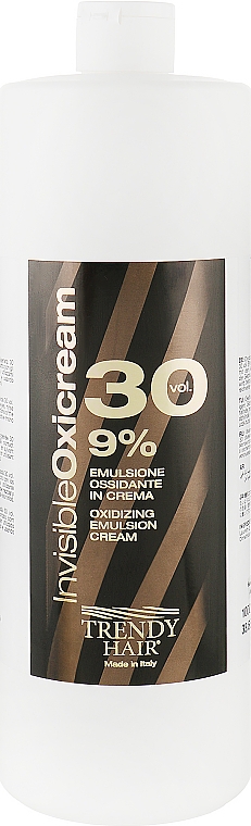 Окислитель кремовый 9% - Trendy Hair Invisible Oxicream 9% (30V) — фото N1