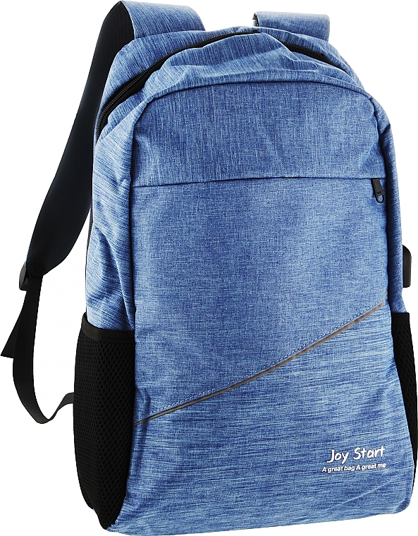Рюкзак багатофункціональний - YMM BP-10 розмір 29х45х14 см, синій — фото N1