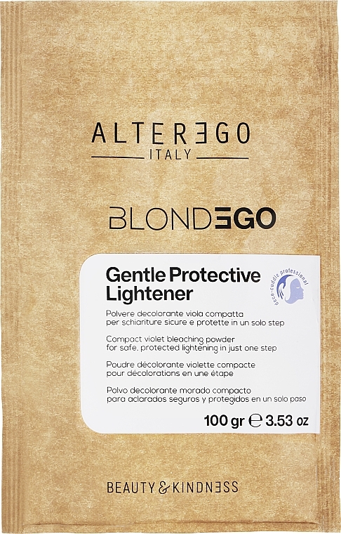 Осветляющий порошок - AlterEgo BlondEgo Gentle Protective Lightener Violet Bleaching Powder — фото N1