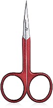 Духи, Парфюмерия, косметика Ножницы для кутикулы "MH-203", 10 см, красные - Silver Style