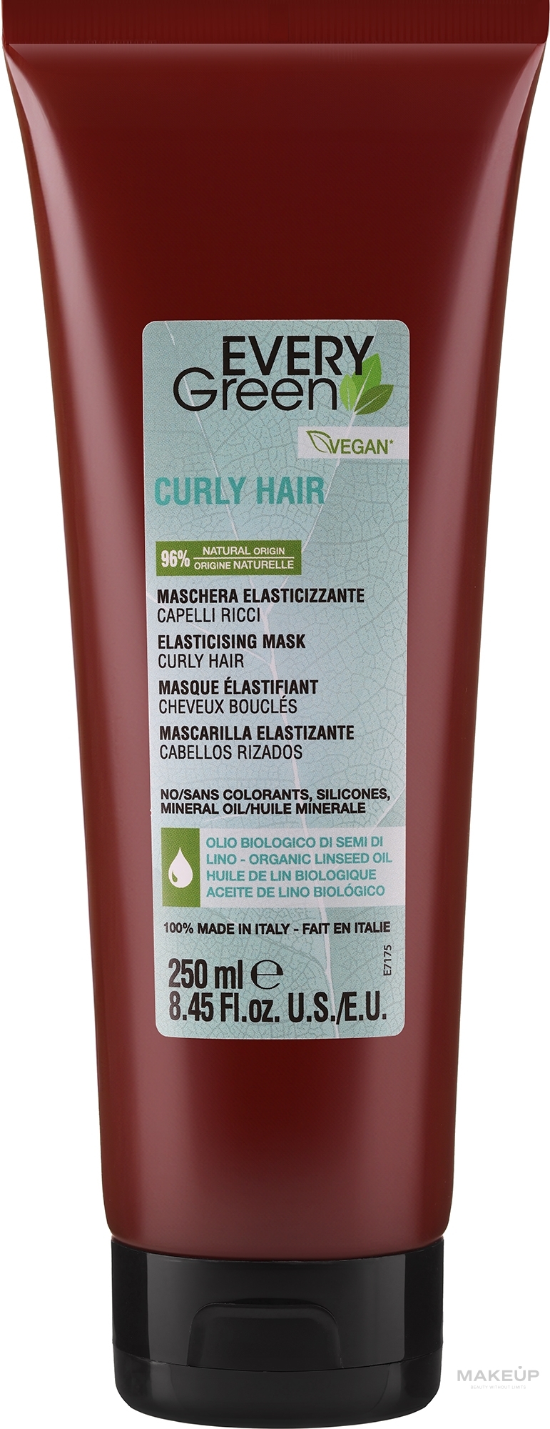 Маска для вьющихся волос - Every Green Curly Hair Elasticising Mask — фото 250ml