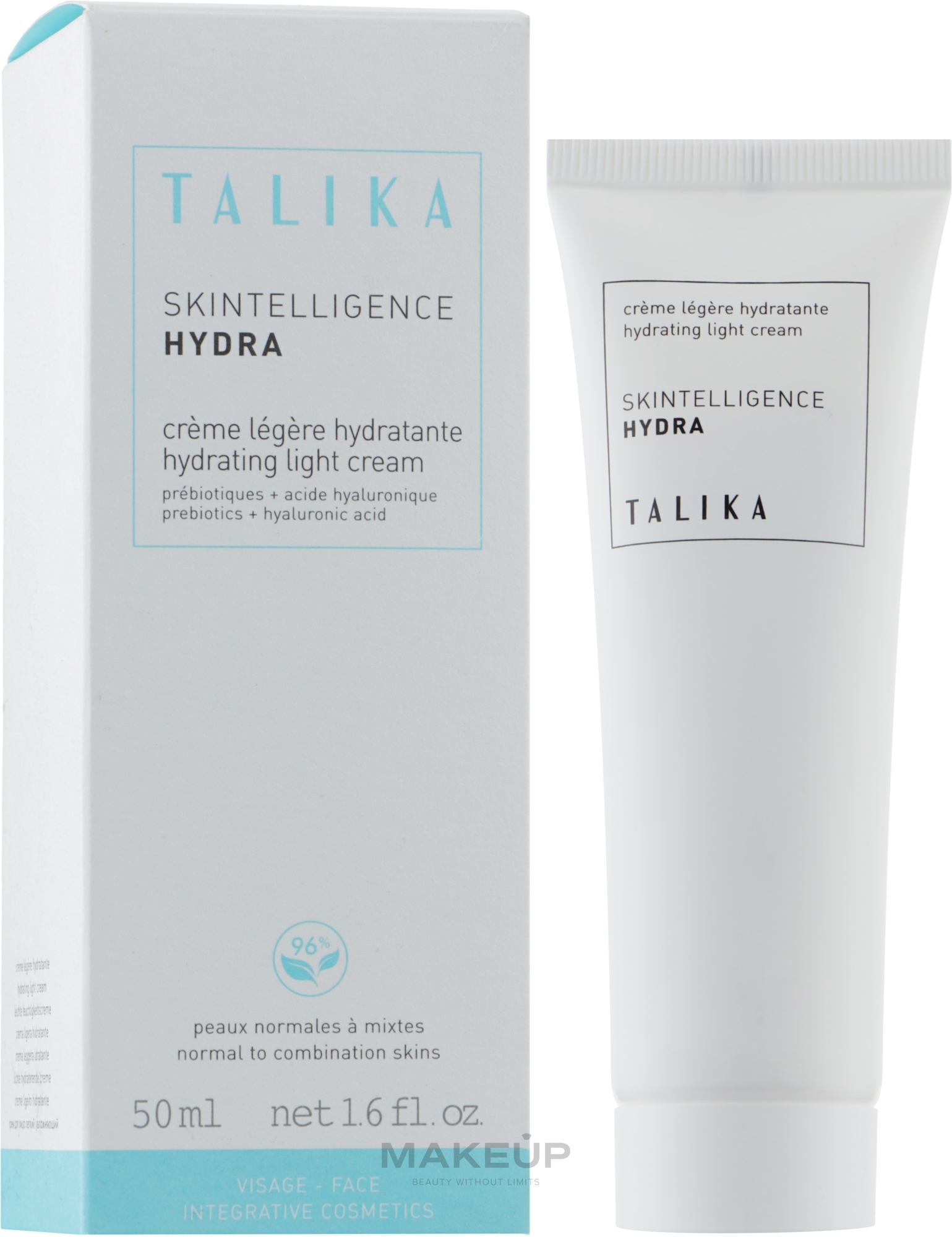 УЦЕНКА Увлажняющий легкий крем для лица - Talika Skintelligence Hydra Hydrating Light Cream * — фото 50ml