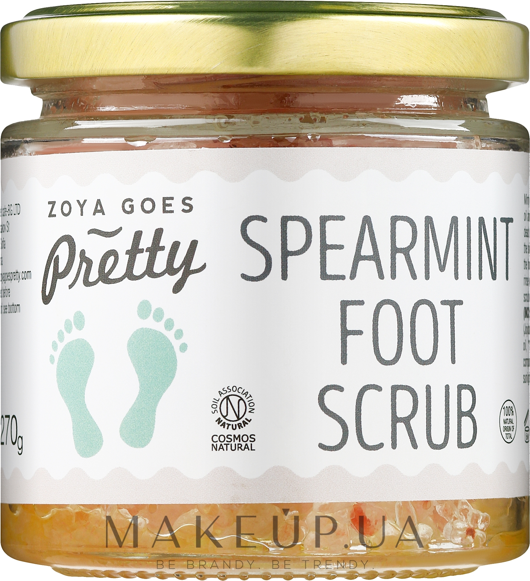 Скраб для ніг "М'ятний" - Zoya Goes Pretty Spearmint Foot Scrub — фото 270g