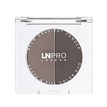 Тени для бровей - LN Pro Brow Gradient Powder — фото N3