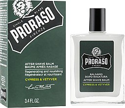 Духи, Парфюмерия, косметика Бальзам после бритья - Proraso Cypress & Vetyver After Shave Balm