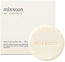 Тверде мило з рисом - Mixsoon Deep Foaming Rice Bar — фото N1