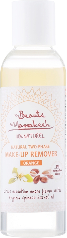 Двухфазное средство для снятия макияжа "Апельсин" - Beaute Marrakech Natural Two-phase Make-up Remover Orange Blossom — фото N1