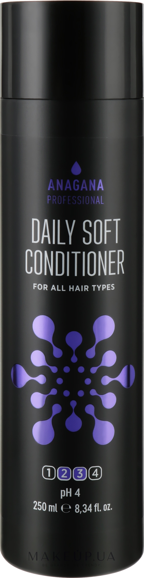 Кондиционер "Ежедневный мягкий" для всех типов волос - Anagana Professional Daily Soft Conditioner — фото 250ml