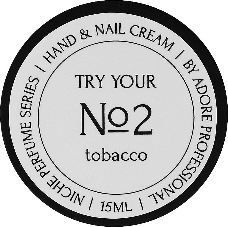 Крем для рук і нігтів №2 - Adore Professional Hand & Nail Cream Niche Perfume Tobacco — фото N1
