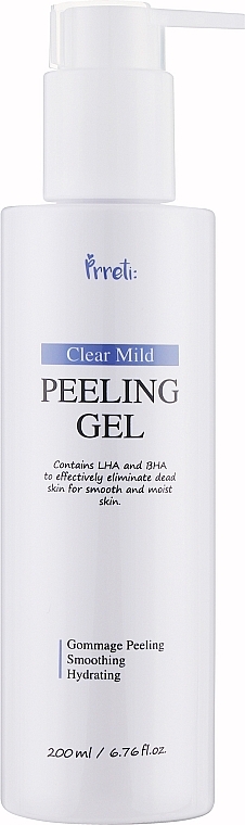 Пілінг-гель для обличчя - Prreti Clear Mild Peeling Gel — фото N1