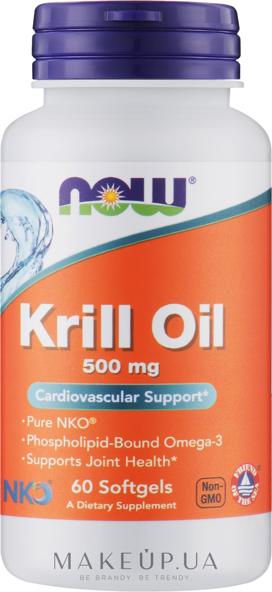 Масло криля, 500 мг - Now Foods Neptune Krill Oil Softgels — фото 60шт