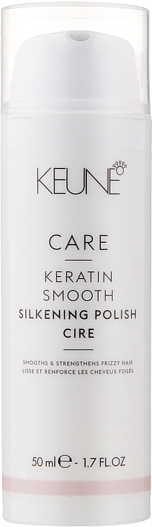 Шовковистий крем для волосся "Кератиновий комплекс" - Keune Care Silkening Polish Cire — фото N1
