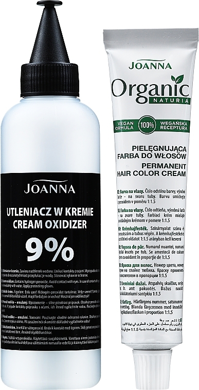 УЦІНКА Крем-фарба для волосся - Joanna Naturia Organic Permanent Hair Color Cream * — фото N3