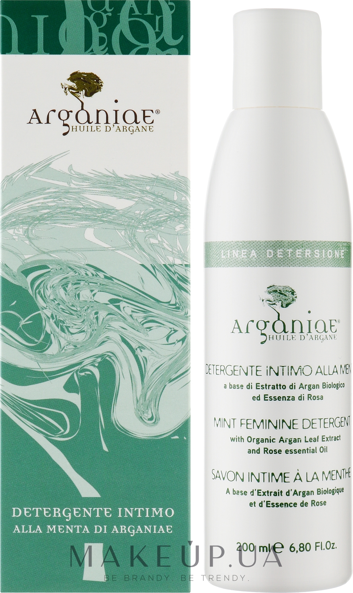 Засіб для інтимної гігієни "М'ята" - Arganiae Mint Feminine Detergent — фото 200ml