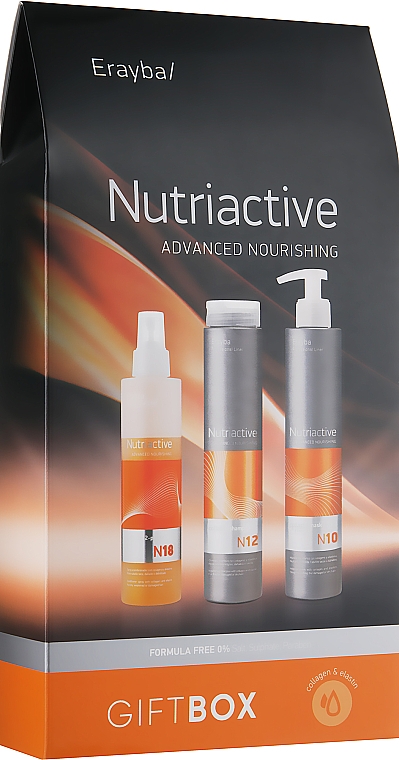 Набор - Erayba Nutriactive Advanced Nourishing (shmp/250ml + spray/200ml + mask/250ml) — фото N1