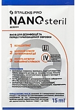 Парфумерія, косметика Універсальний засіб-концентрат для дезінфекції - Staleks Pro Nanosteril (саше)