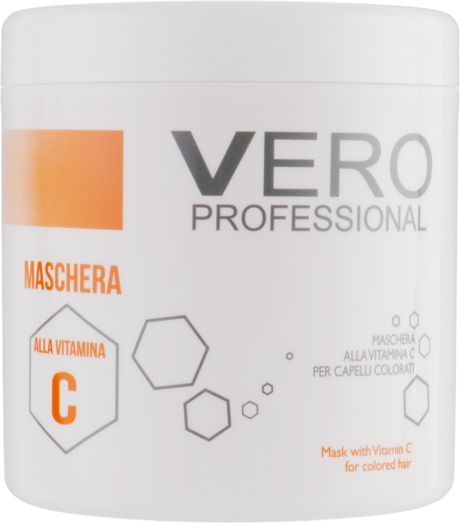 Маска для окрашенных волос с витамином С - Vero Professional Hair Mask Vitamin C