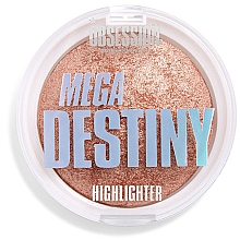 Хайлайтер для обличчя - Makeup Obsession Mega Destiny Highlighter — фото N1