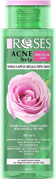 Мицеллярная вода при акне - Nature Of Agiva Roses Acne Help Micellar Water — фото N1