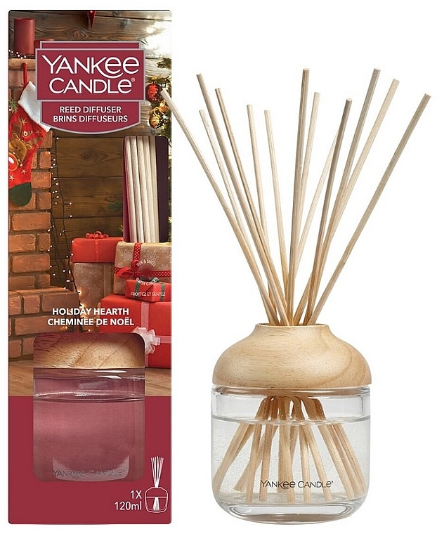 Аромадиффузор - Yankee Candle Holiday Hearth Reed — фото N1