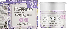 Живильний крем день-ніч з лавандою - Floslek Nourishing Lavender Cream (рефіл) — фото N2