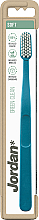 Зубная щетка, мягкая, синяя - Jordan Green Clean Soft — фото N1